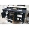 James Martin Vanities Brittany 72in Double Vanity, Black Onyx w/ 3 CM Charcoal Soapstone Quartz Top 650-V72-BKO-3CSP - alternate 4